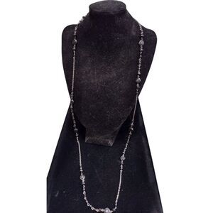 1928‎ Black Accent Beads Necklace